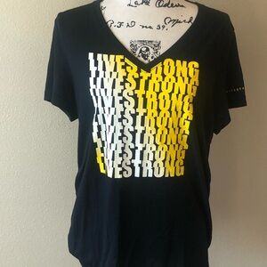 Nike Livestrong v neck t shirt